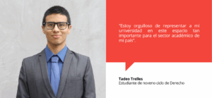 Tadeo Trelles_Derecho UARM_mensaje