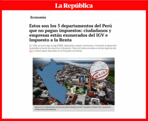 Magno Aguilar (UARM) analiza la exoneración del IGV en cinco regiones y destaca el enfoque ético de la carrera de Contabilidad y Auditoría UARM.