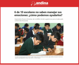 La gestión emocional y la autorregulación son claves para el bienestar escolar. Roxana Miranda (UARM) explica cómo acompañar este proceso en niños y adolescentes.